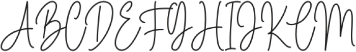 Marselin Signature otf (400) Font UPPERCASE