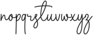 Marselin Signature otf (400) Font LOWERCASE