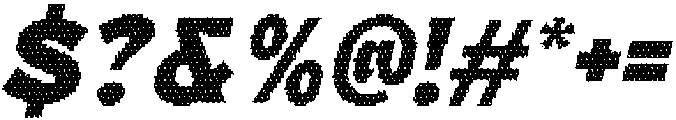 Marsen Disco Italic otf (400) Font OTHER CHARS