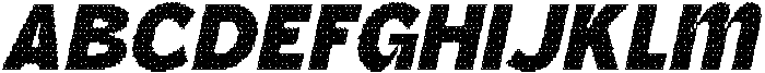 Marsen Disco Italic otf (400) Font UPPERCASE