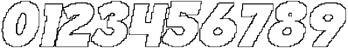 Marsen Pixel Outline otf (400) Font OTHER CHARS