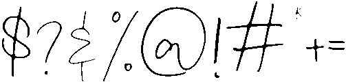 Marsha otf (400) Font OTHER CHARS