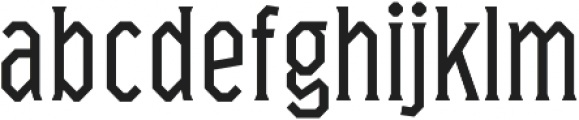 Marshal Condensed Light otf (300) Font LOWERCASE