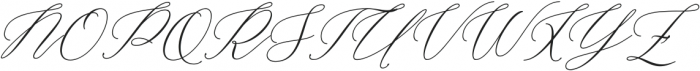 Marshella Italic otf (400) Font UPPERCASE