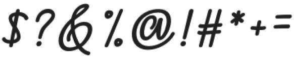 Marshella Script Italic Regular otf (400) Font OTHER CHARS
