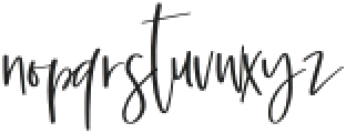 Marshland Script Regular otf (400) Font LOWERCASE