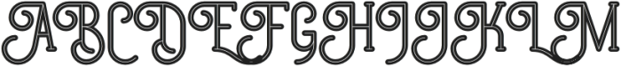 Marshmallow Inline otf (400) Font UPPERCASE