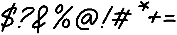 Marshmallow Regular otf (400) Font OTHER CHARS