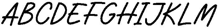 Marshmallow Regular otf (400) Font UPPERCASE