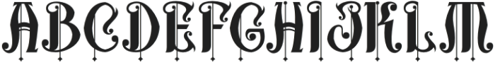 Marstune otf (400) Font UPPERCASE