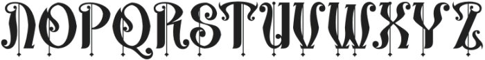 Marstune otf (400) Font UPPERCASE