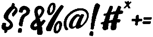 Martabak otf (400) Font OTHER CHARS