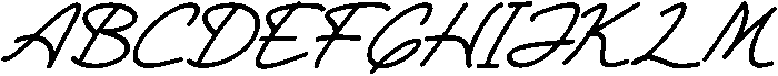 Martadinata Italic otf (400) Font UPPERCASE