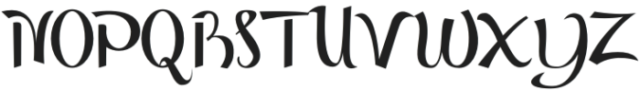 Marthenetti Regular otf (400) Font UPPERCASE