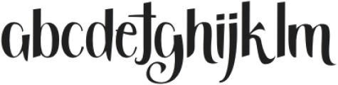 Marthenetti Regular otf (400) Font LOWERCASE