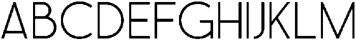 Martica Regular otf (400) Font UPPERCASE