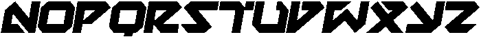 Martin Gaming Italic otf (400) Font UPPERCASE