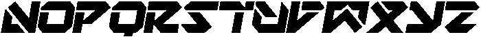 Martin Gaming Italic otf (400) Font LOWERCASE