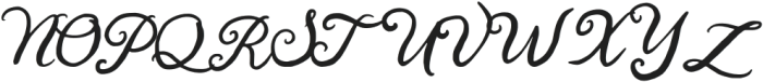 Martini and Lobster SCRIPT otf (400) Font UPPERCASE