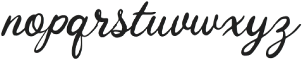 Martini and Lobster SCRIPT otf (400) Font LOWERCASE