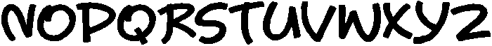 Marua Bold otf (700) Font UPPERCASE