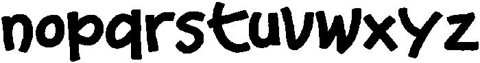 Marua Bold otf (700) Font LOWERCASE