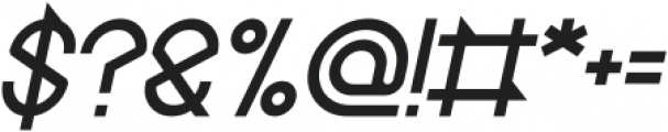 Maruciel Bold Italic otf (700) Font OTHER CHARS