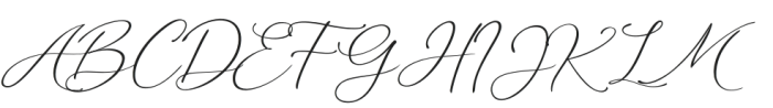 Marvelous Script otf (400) Font UPPERCASE