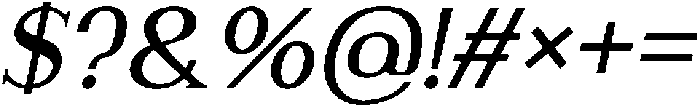 Marvene Italic otf (400) Font OTHER CHARS