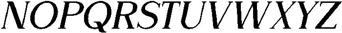 Marvene Italic otf (400) Font UPPERCASE