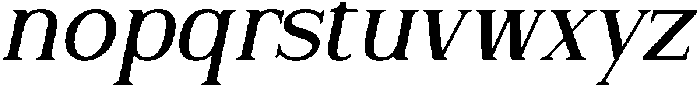 Marvene Italic otf (400) Font LOWERCASE