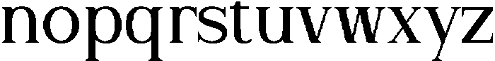 Marvene Regular otf (400) Font LOWERCASE