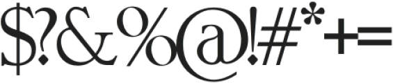 Marvosa Metal Font otf (400) Font OTHER CHARS