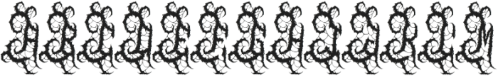 Marvosa Metal Font otf (400) Font UPPERCASE