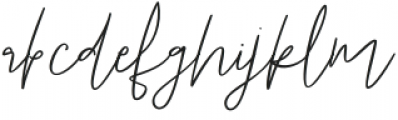 Maryanne Signature otf (400) Font LOWERCASE