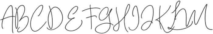 Maryline Signature Regular otf (400) Font UPPERCASE