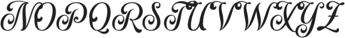 Marysville-Italic otf (400) Font UPPERCASE