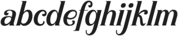 Marysville-Italic otf (400) Font LOWERCASE