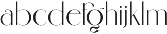 Marytte Regular otf (400) Font LOWERCASE