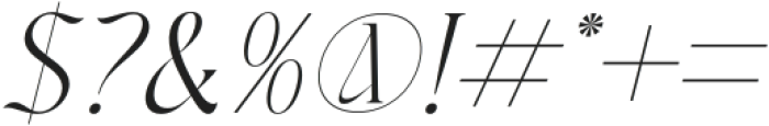 Masconia Italic otf (400) Font OTHER CHARS