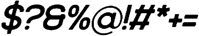 Masign Italic otf (400) Font OTHER CHARS