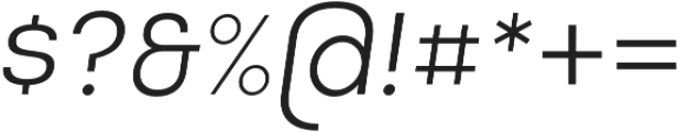 Masiva Regular Italic otf (400) Font OTHER CHARS