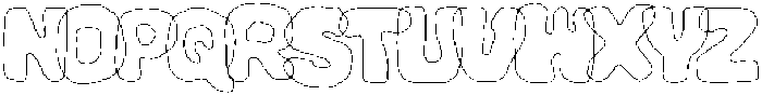 Maskey Outline Overlap otf (400) Font UPPERCASE