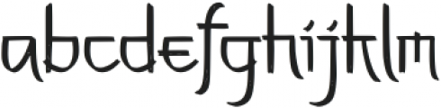 Masmuseh otf (400) Font LOWERCASE