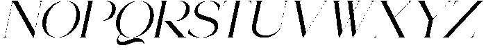 Masonby Italic otf (400) Font UPPERCASE