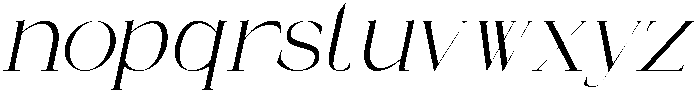 Masonby Light Italic otf (300) Font LOWERCASE