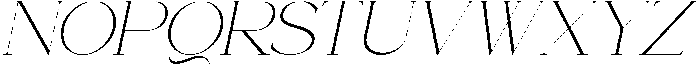 Masonby Thin Italic otf (100) Font UPPERCASE