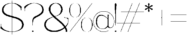 Masonby Thin otf (100) Font OTHER CHARS