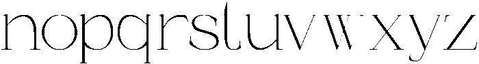 Masonby Thin otf (100) Font LOWERCASE