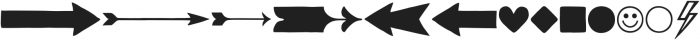 Massachusettz Symbols otf (400) Font LOWERCASE